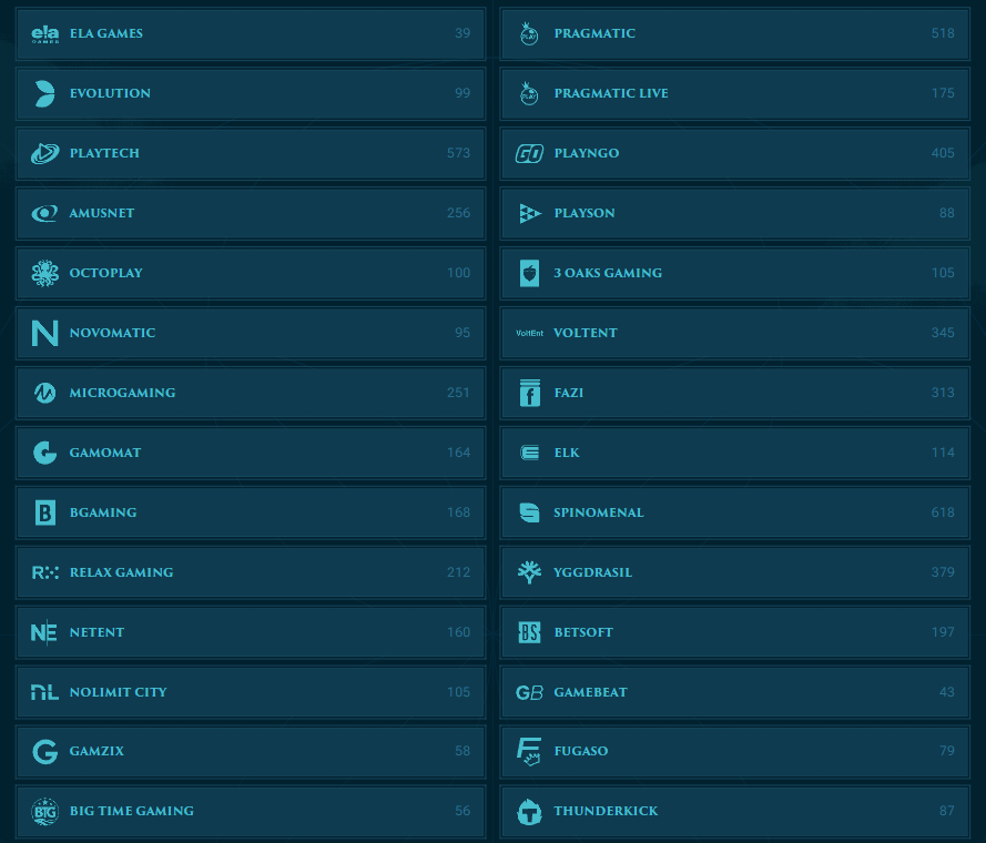 Slotunan palveluntarjoajat Suomi